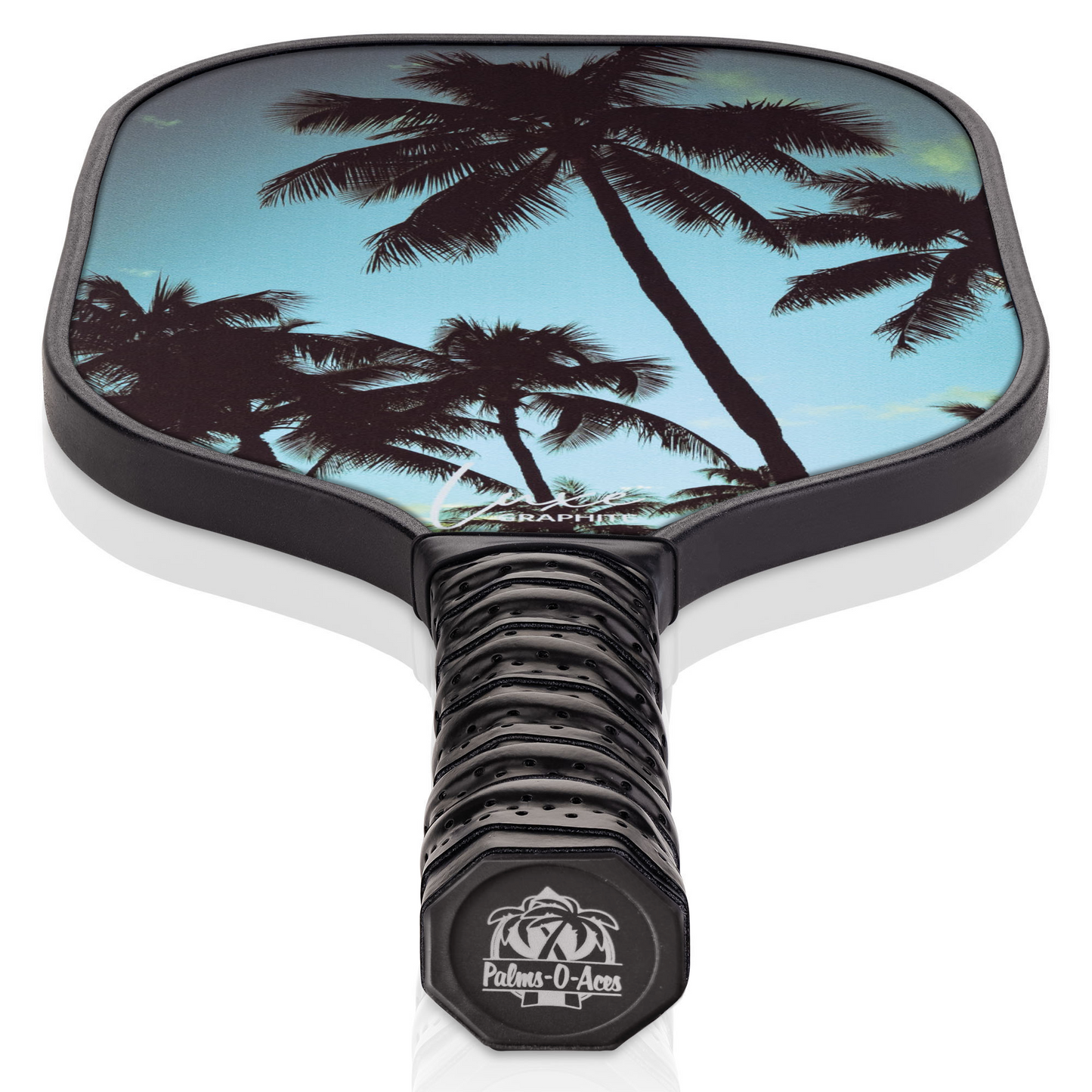 The Palms Luxe Graphite Pickleball Paddle with Cover