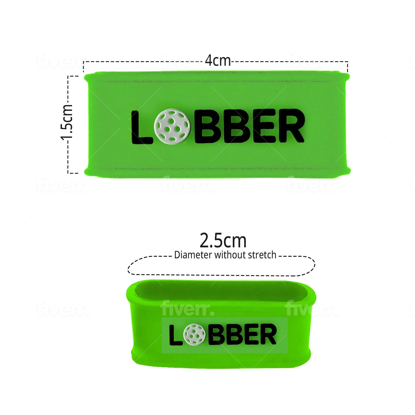 Green Grip Band Set 3D - Palms - O - Aces