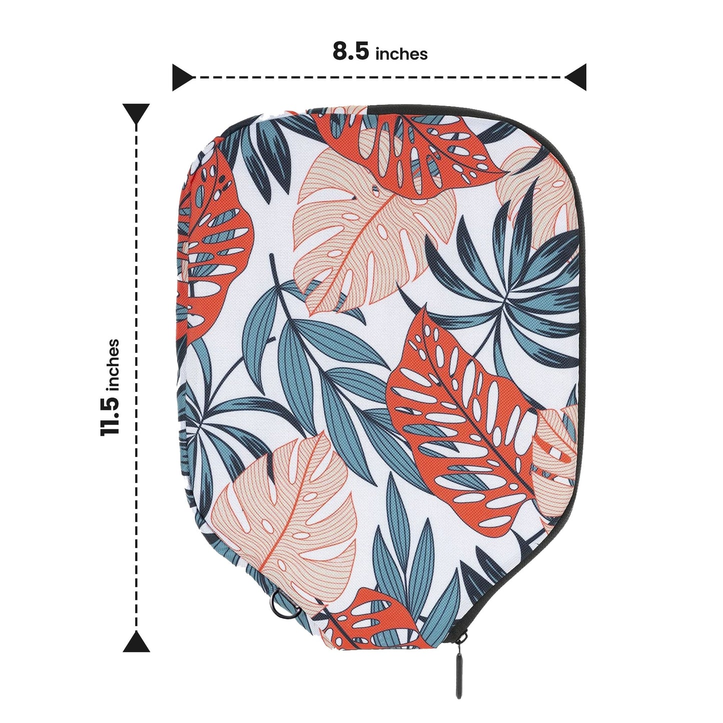 Bright Tropics Pickleball Paddle Cover - Standard - Palms-O-Aces
