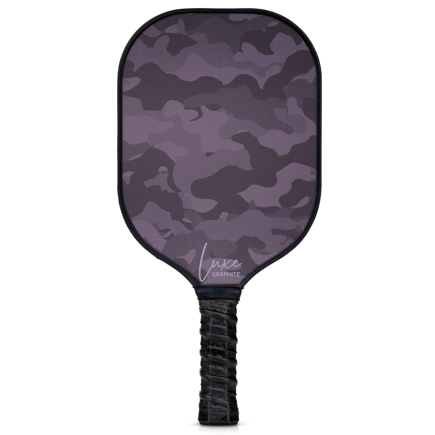 Dark Camo Luxe Graphite Pickleball Paddle with Cover - Palms-O-Aces