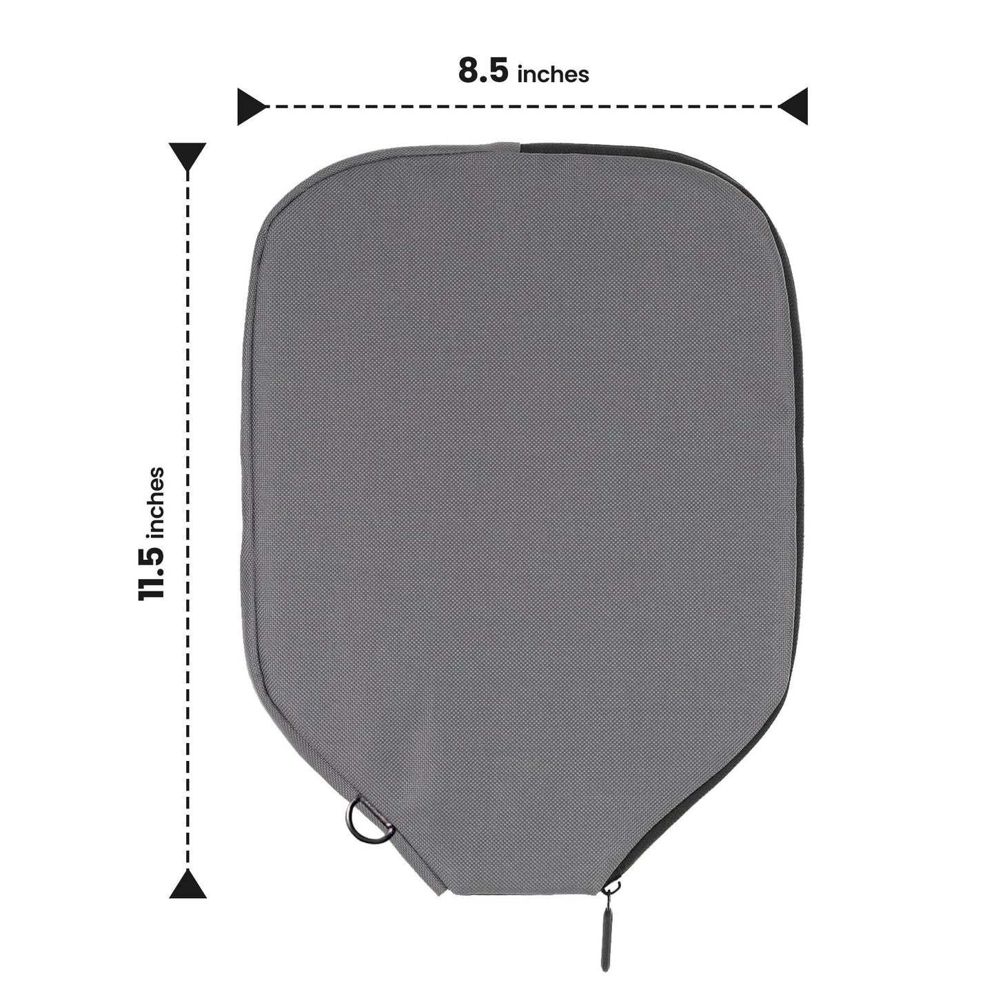 Gray Pickleball Paddle Cover - Standard - Palms-O-Aces