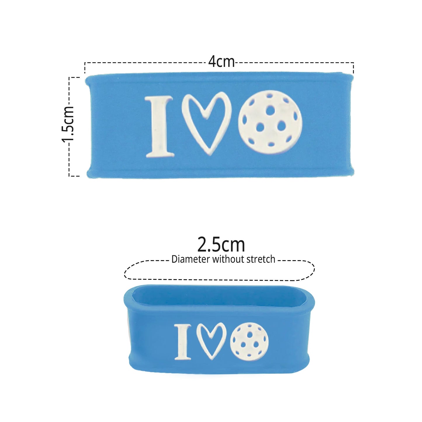 Light Blue Grip Band Set 3A - Palms-O-Aces