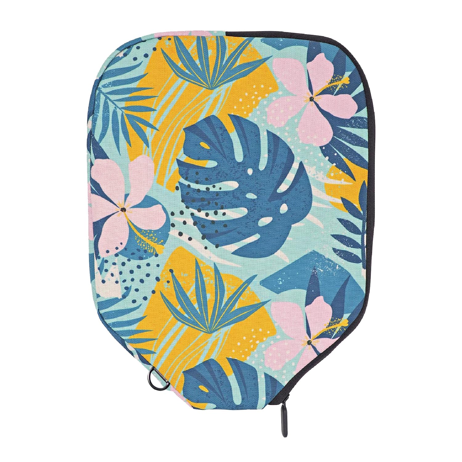 Palms-O-Aces Pickleball Paddle Cover - Padded Zipper Sleeve For Standard & Elongated Paddles (Pink Lemonade) - View #4