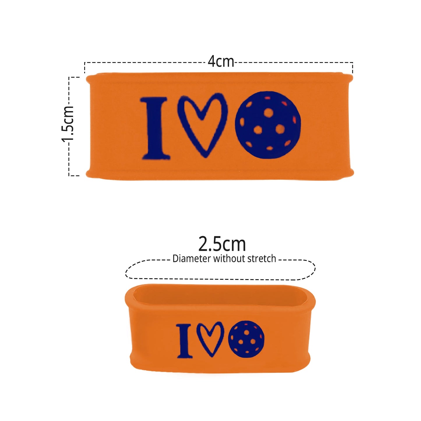 Orange Grip Band Set 3A - Palms-O-Aces
