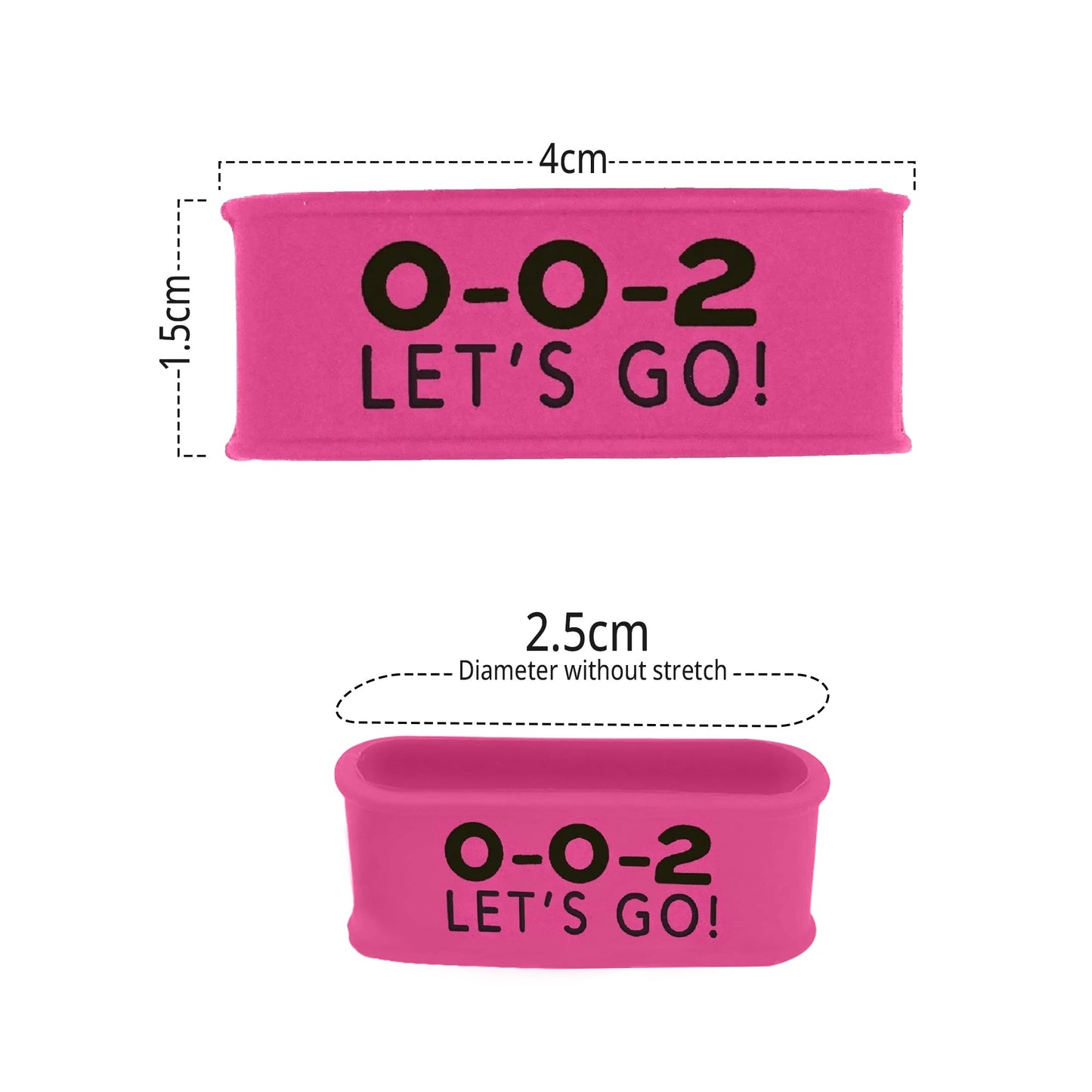 Pink Grip Band Set 3A - Palms-O-Aces