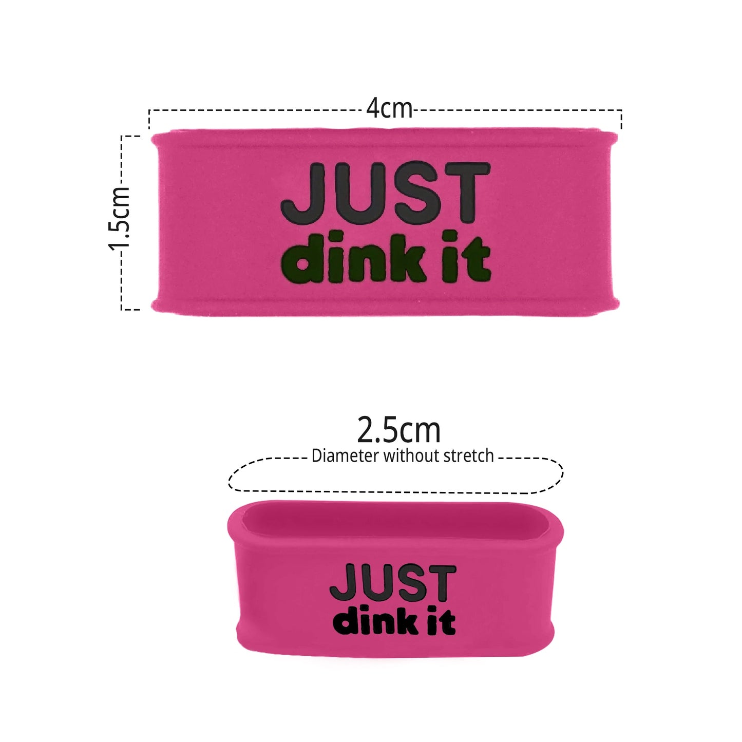 Pink Grip Band Set 3B - Palms-O-Aces
