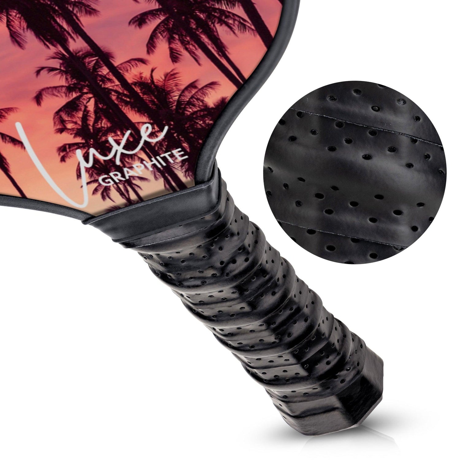 Sunset Palms Luxe Graphite Pickleball Paddle with Cover