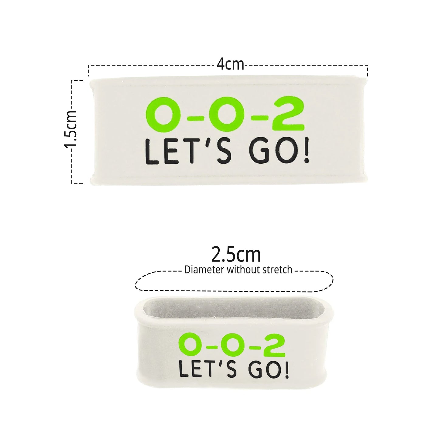 White Grip Band Set 3A - Palms-O-Aces