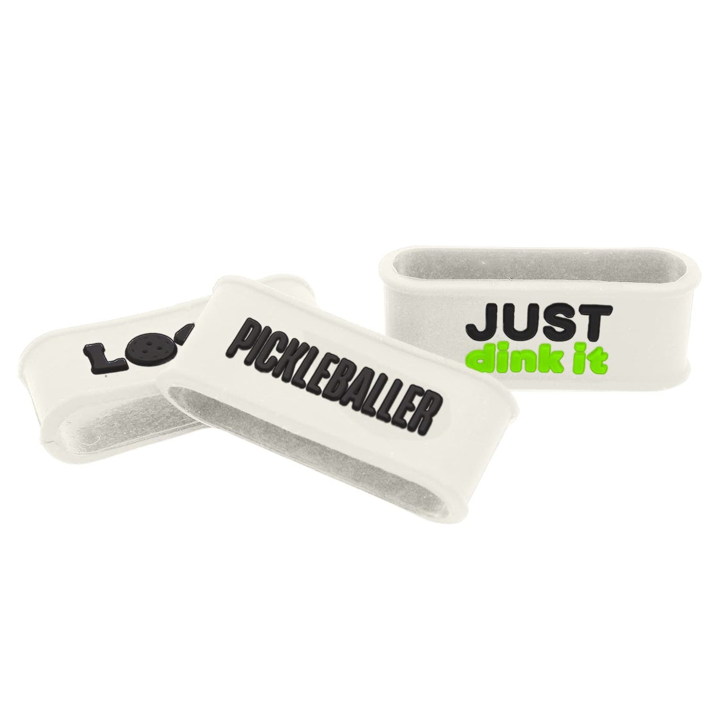 White Grip Band Set 3B - Palms-O-Aces
