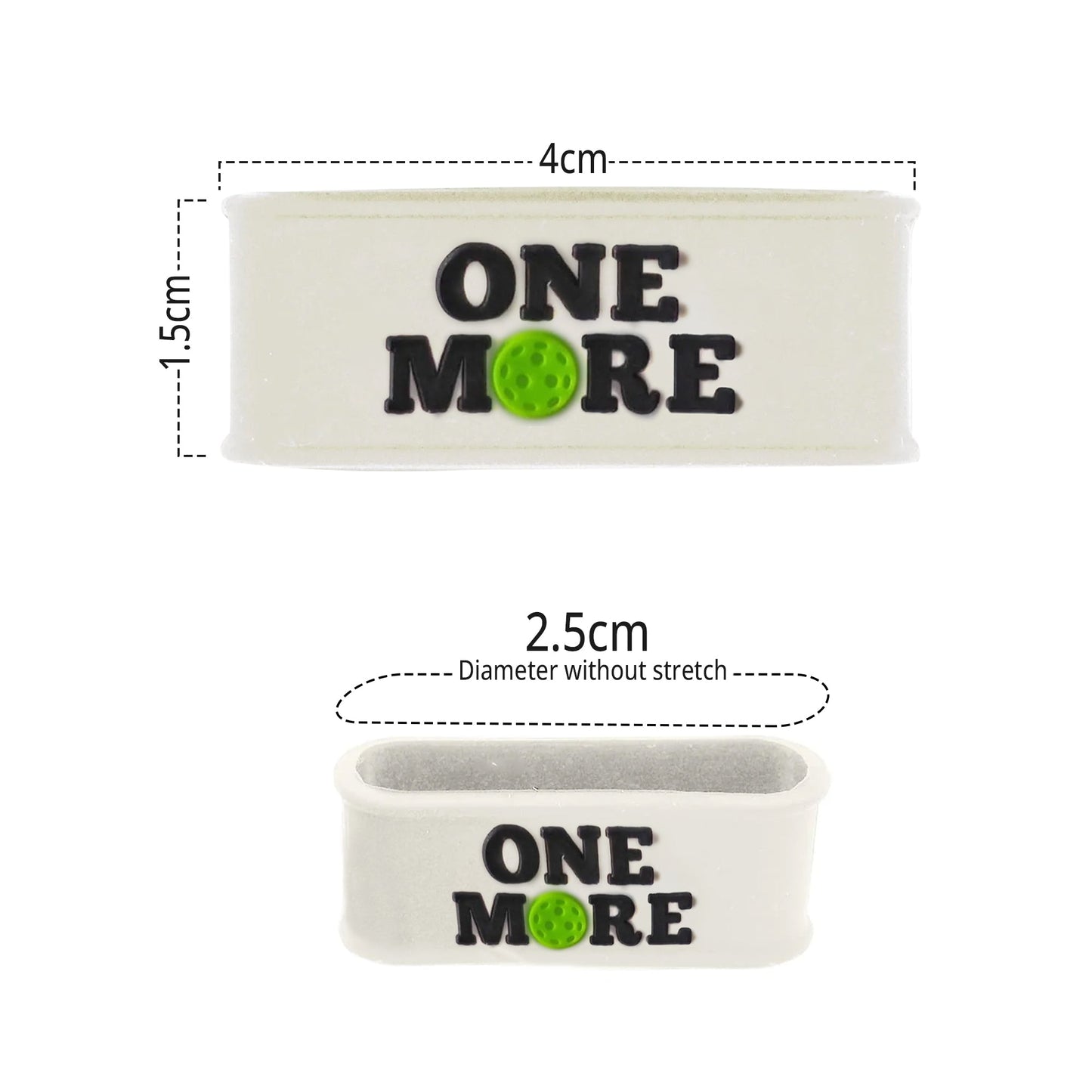 White Grip Band Set 3C - Palms-O-Aces