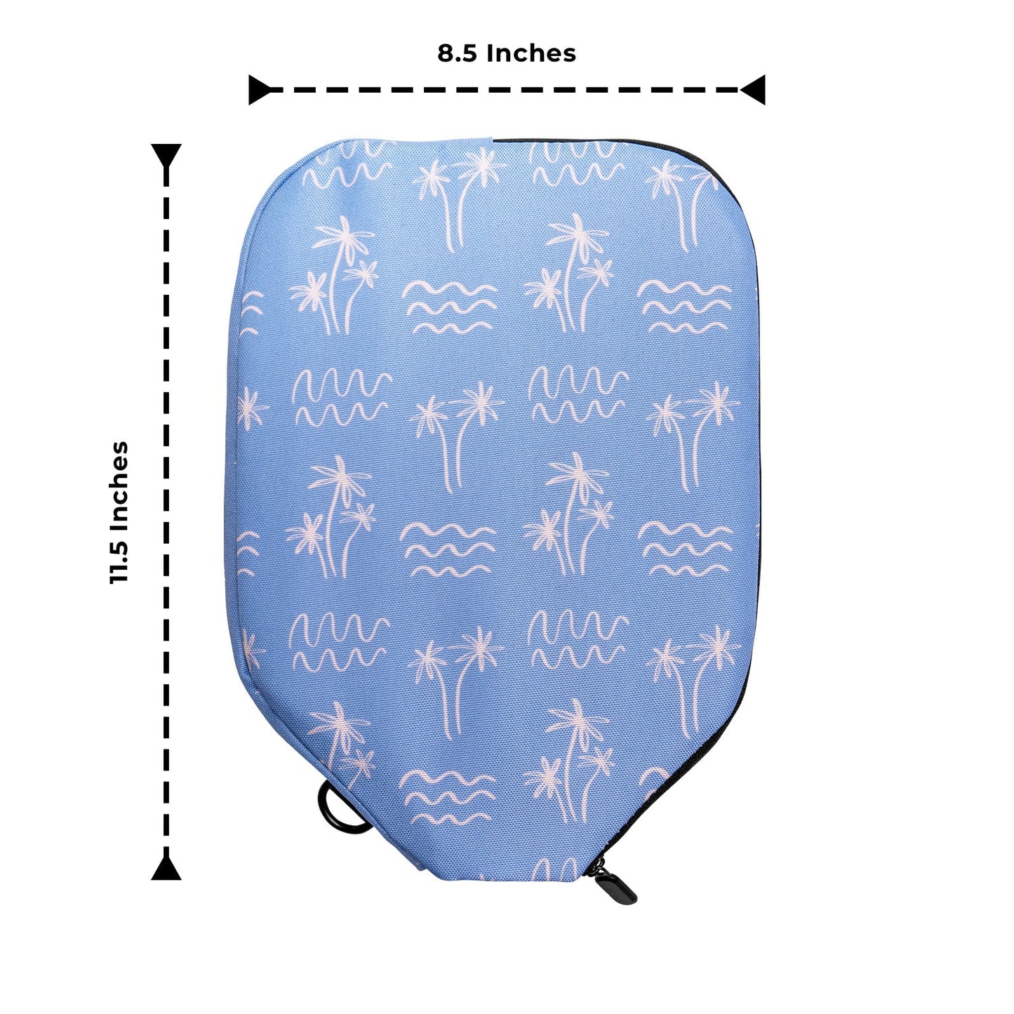 Beach Scribble Pickleball Paddle Cover - Standard - Palms - O - Aces