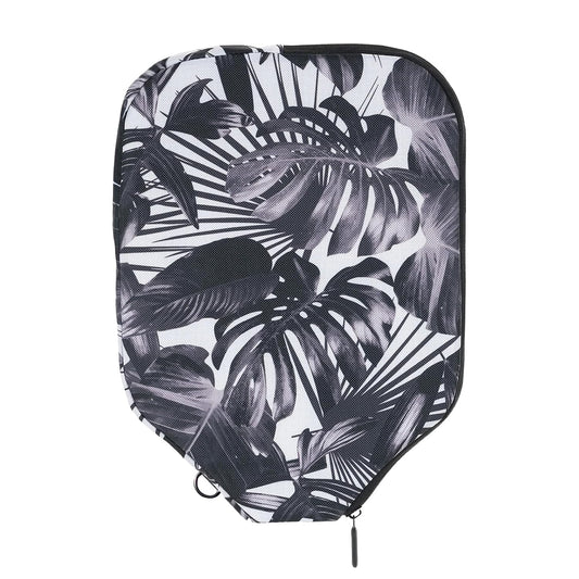 Black & White Palms Pickleball Paddle Cover - Standard - Palms-O-Aces