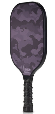 Dark Camo Luxe Graphite Pickleball Paddle with Cover - Palms-O-Aces