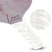 Golden Pink with White Luxe Graphite Pickleball Paddle with Cover - Palms-O-Aces