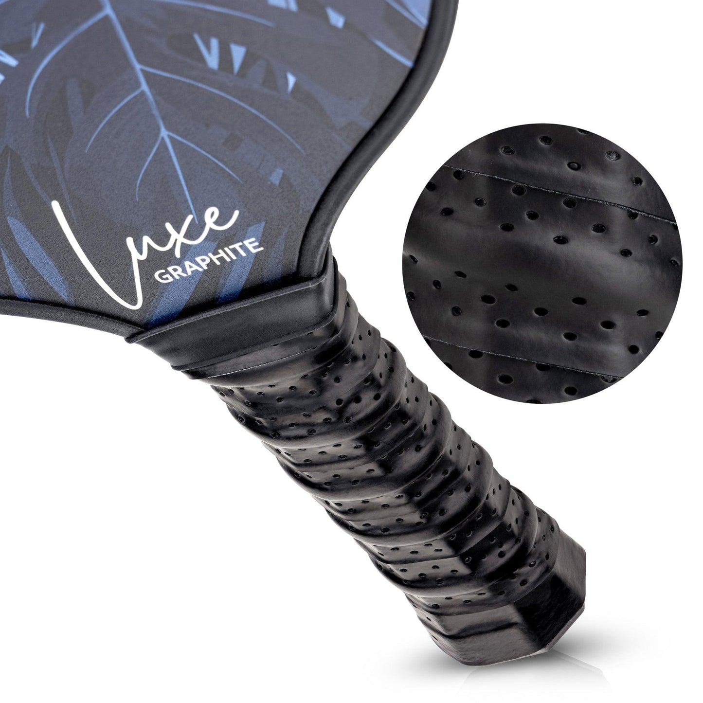 Midnight Palms Luxe Graphite Pickleball Paddle with Cover