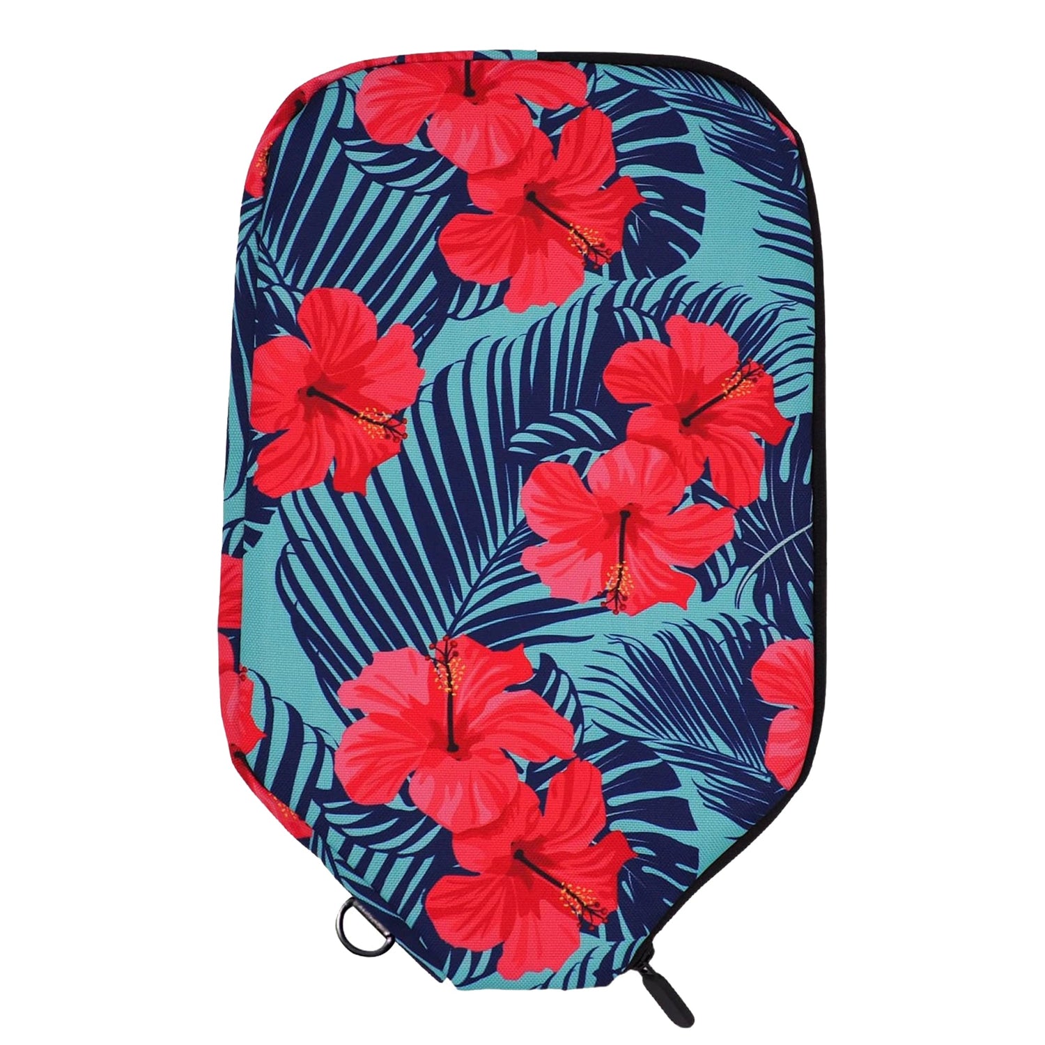 Pink Hibiscus Pickleball Paddle Cover - Elongated - Palms-O-Aces