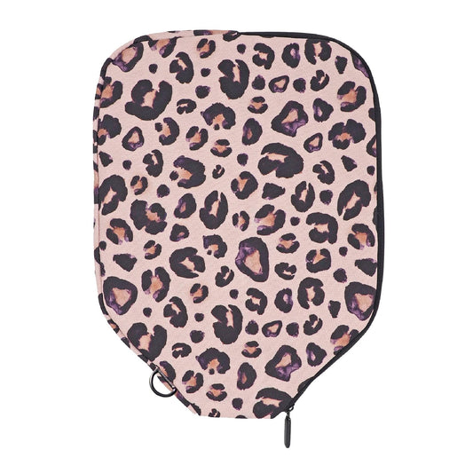 Pink Leopard Pickleball Paddle Cover - Standard - Palms-O-Aces