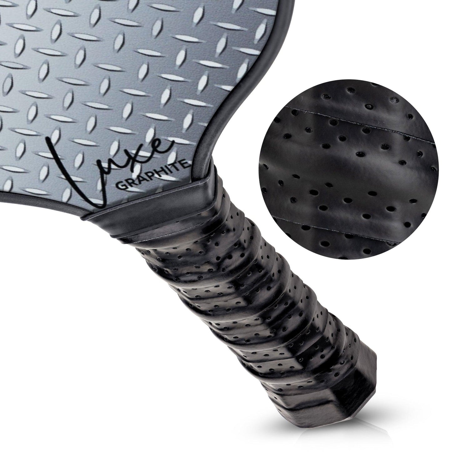 Steel Plated Luxe Graphite Pickleball Paddle with Cover