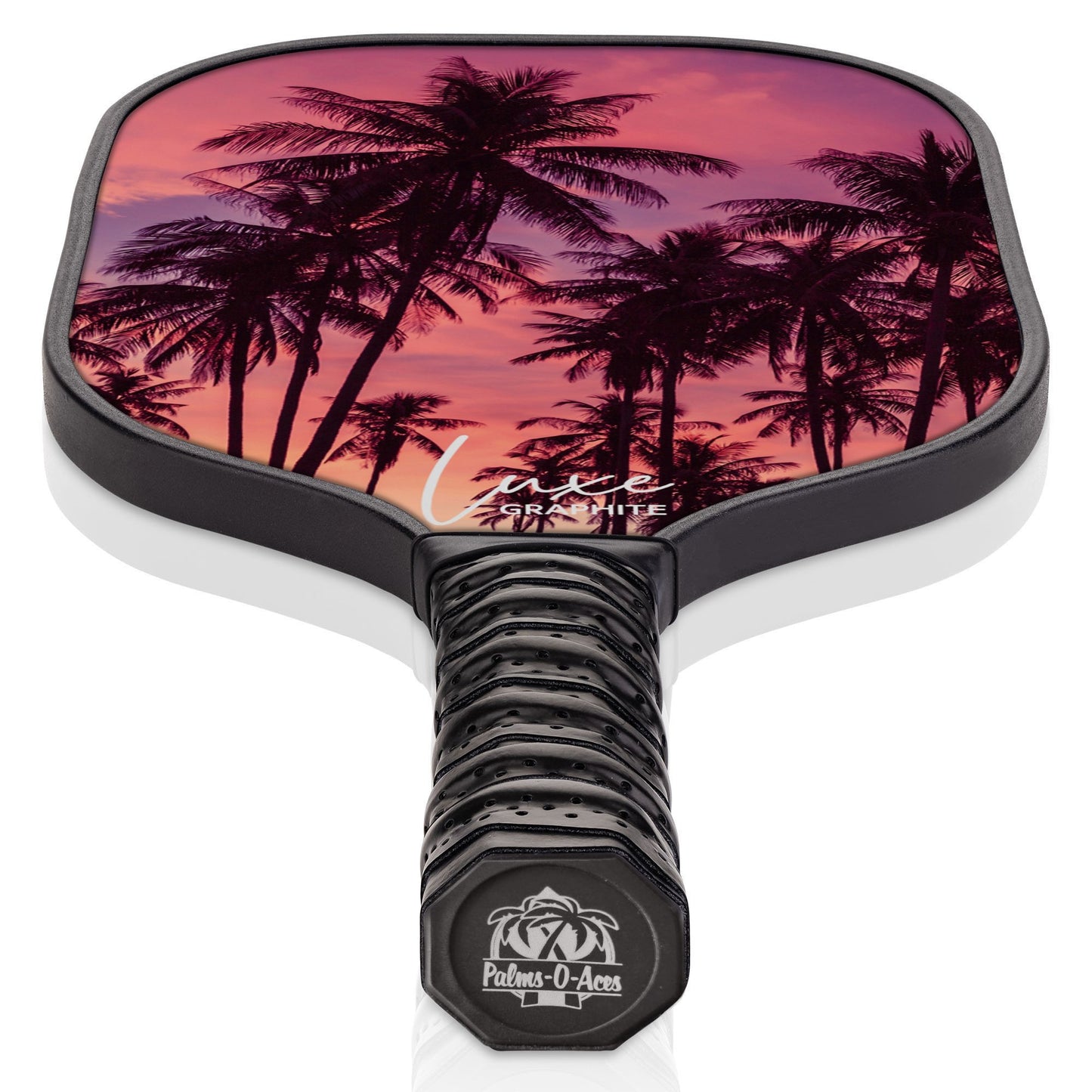 Sunset Palms Luxe Graphite Pickleball Paddle with Cover - Palms-O-Aces