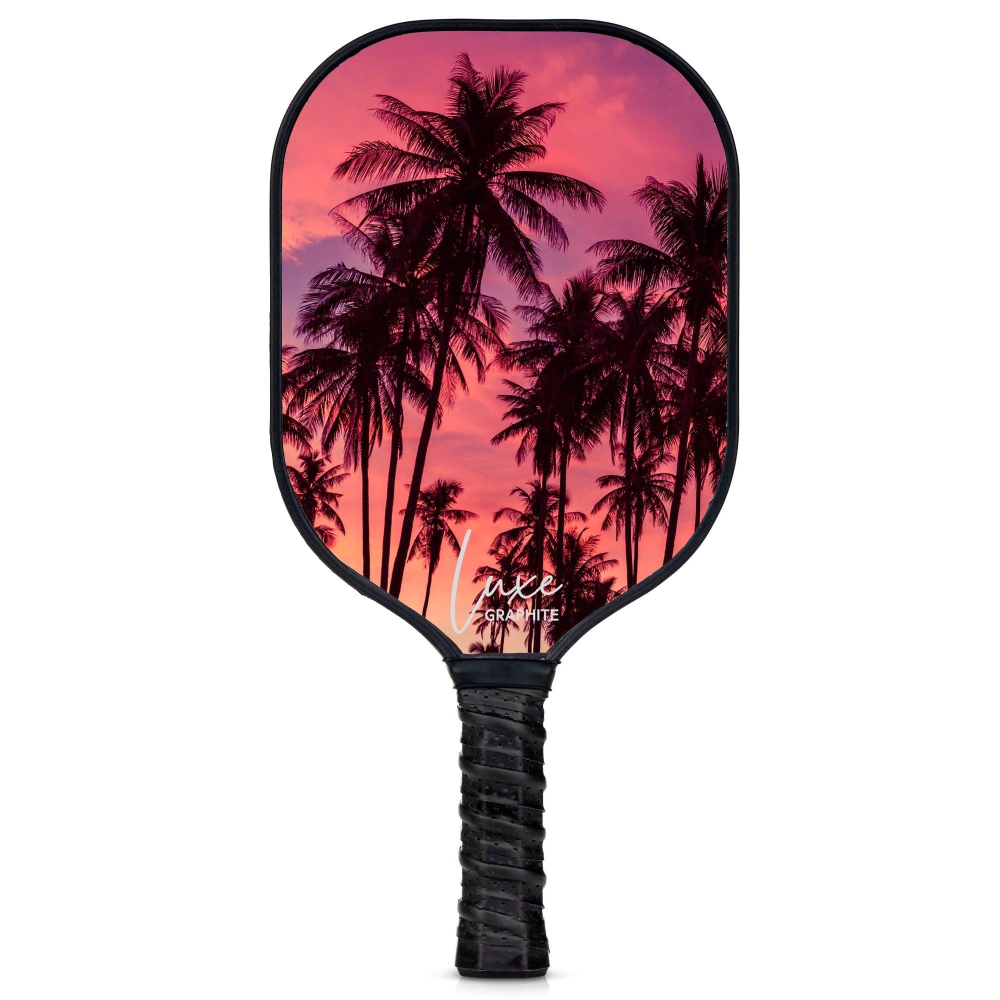 Sunset Palms Luxe Graphite Pickleball Paddle with Cover by Palms-O
